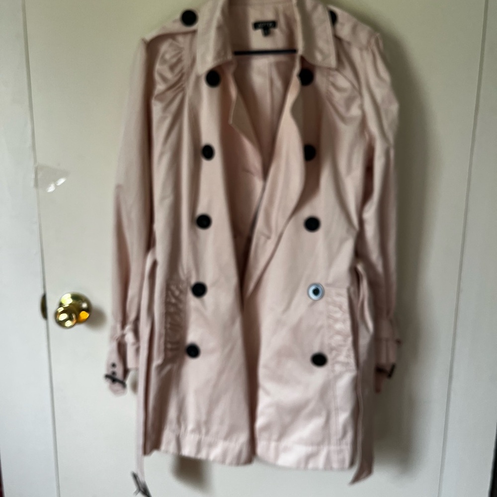 Women's Pink Trench Coat apt 9